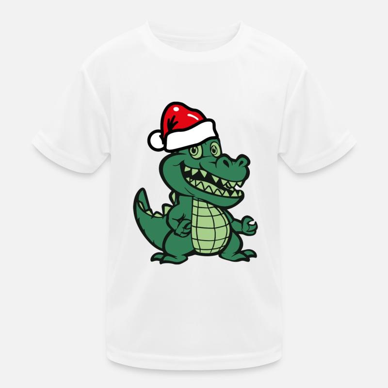 Noël crocodile T-shirt sport Enfant