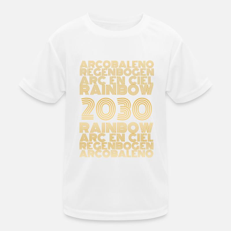 Rainbow 2030 Kids Functional T-Shirt