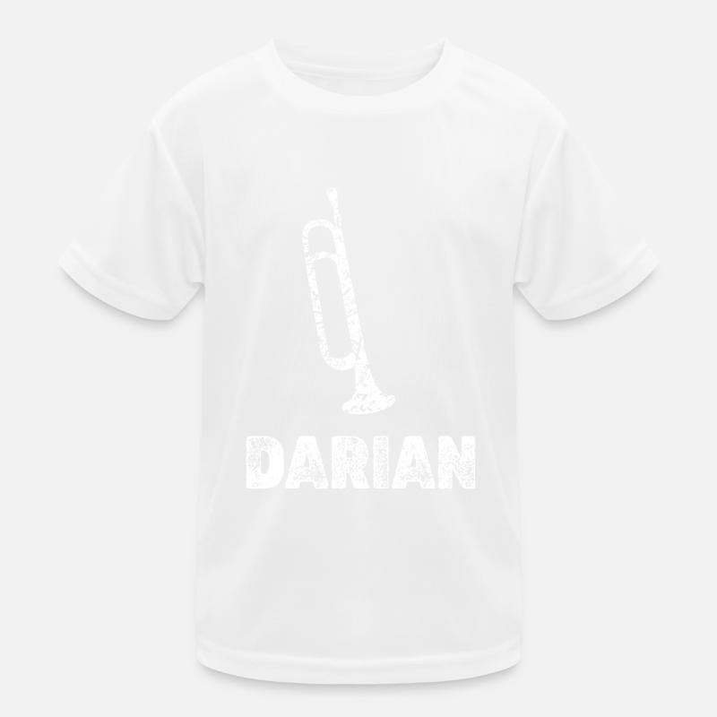 Darian als Blasmusik Kinder Funktions-T-Shirt