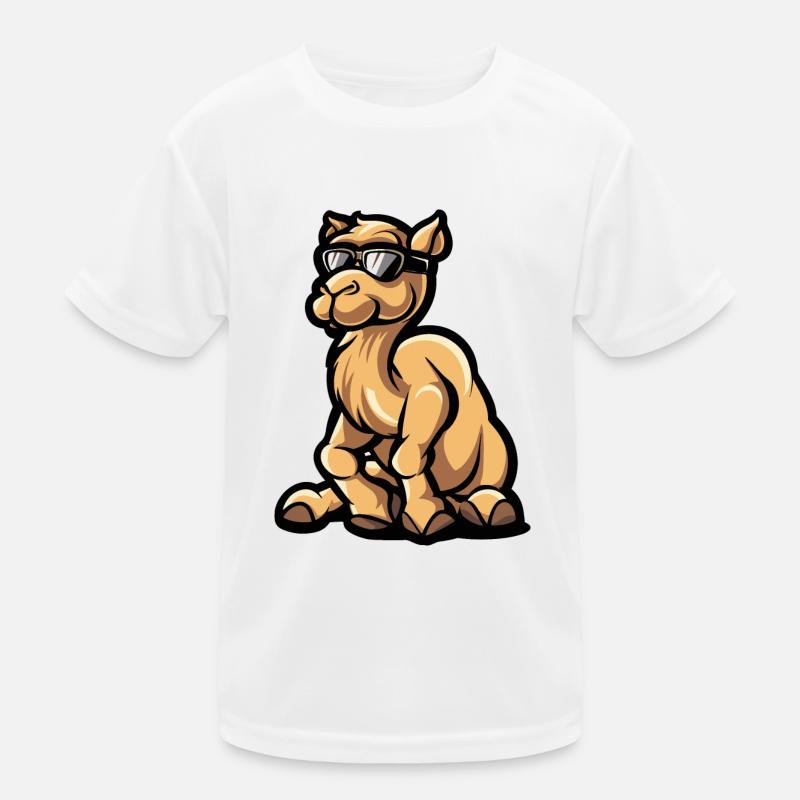 Kamel Comic Cool Kinder Funktions-T-Shirt