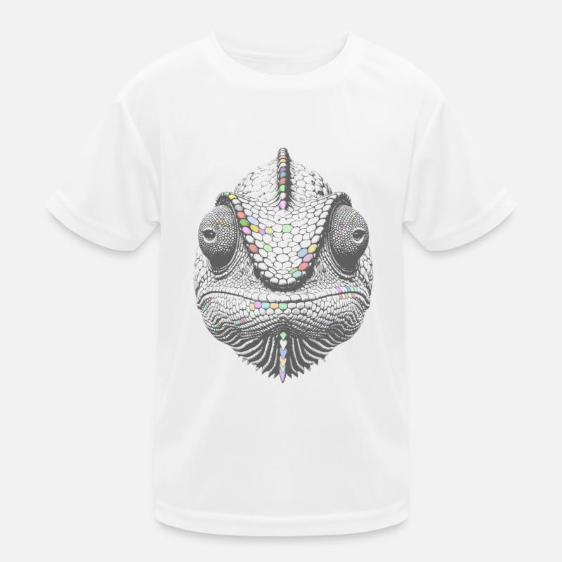 Chamäleon Kinder Funktions-T-Shirt