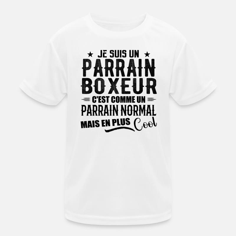 Boxer-Pate als normaler, aber coolerer Pate Kinder Funktions-T-Shirt