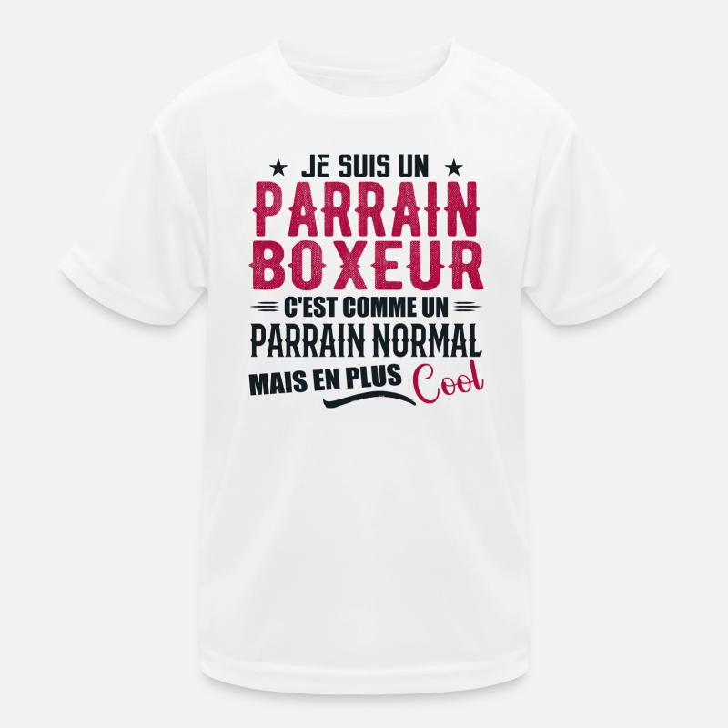 Boxer-Pate als normaler, aber coolerer Pate Kinder Funktions-T-Shirt