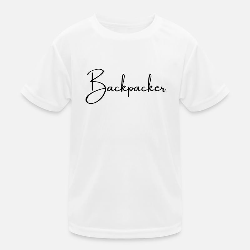 Backpacker Kinder Funktions-T-Shirt