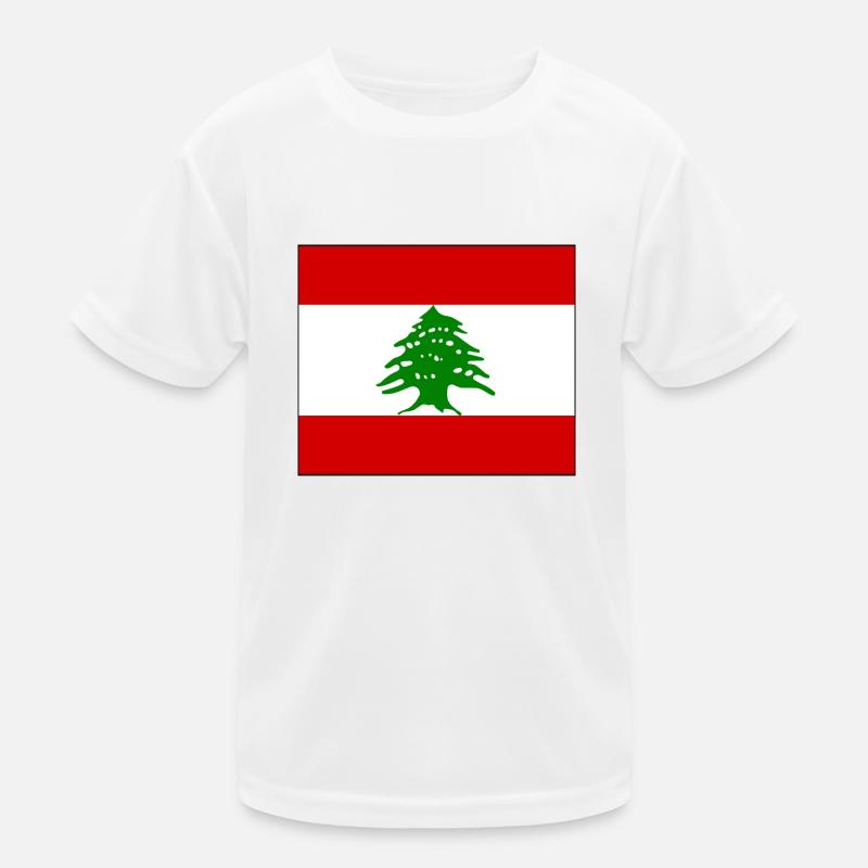 Libanon Kinder Funktions-T-Shirt