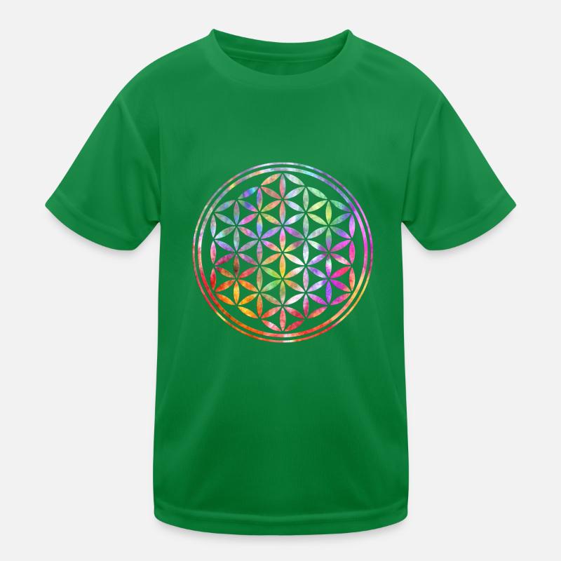 Blume Des Lebens - Look Inside 4 Kinder Funktions-T-Shirt