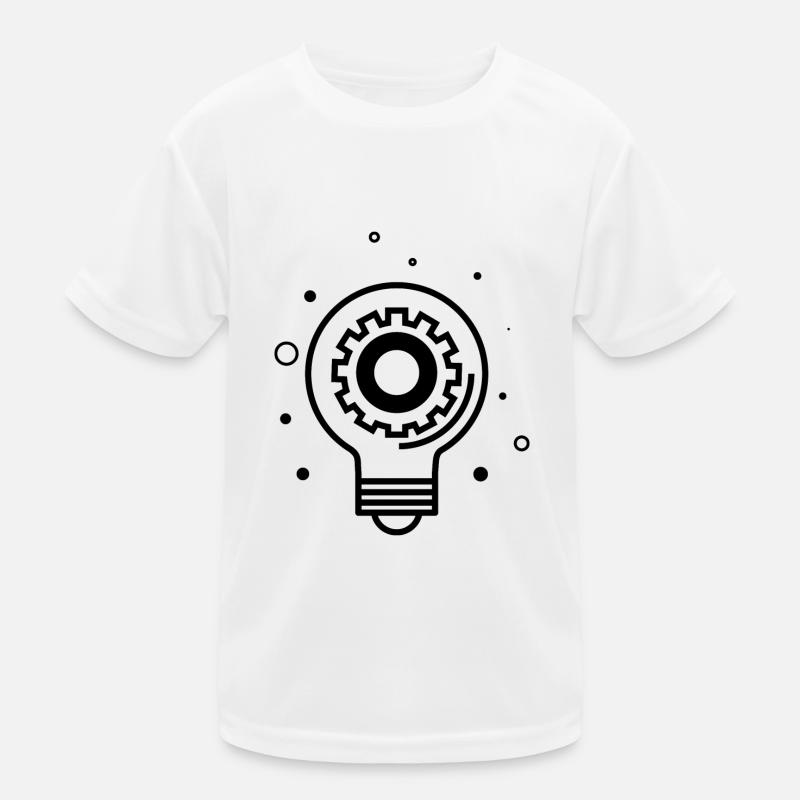 Bulb - Light Bulb Lamp Light Kids Functional T-Shirt