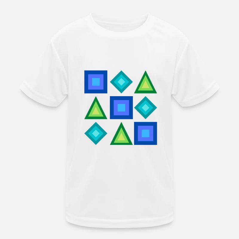 Flächen Kinder Funktions-T-Shirt
