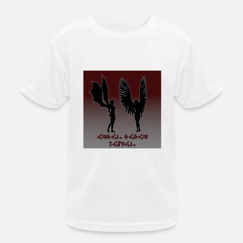 Angel vs. Devil Kids Functional T-Shirt