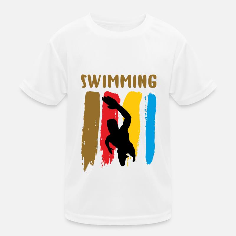 swimming Kids Functional T-Shirt