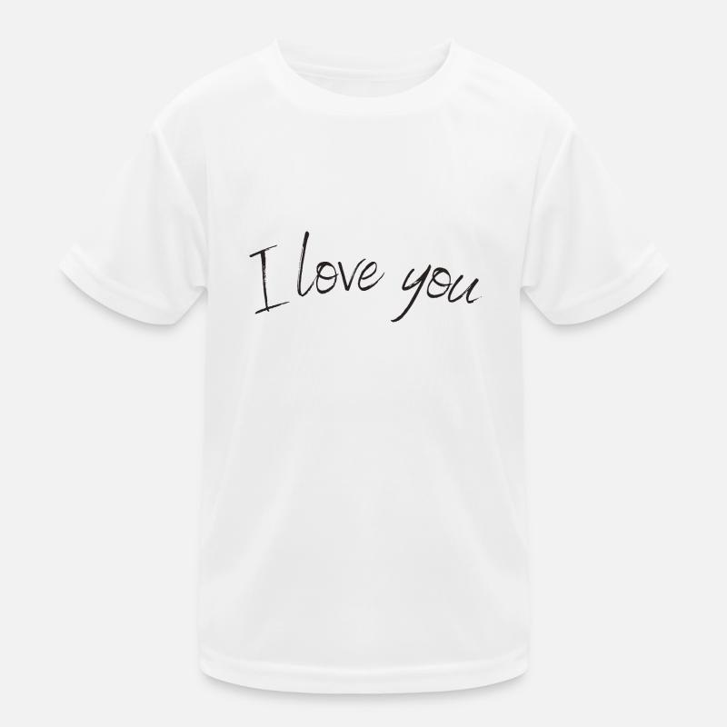 Je t’aime personne préférée T-shirt sport Enfant