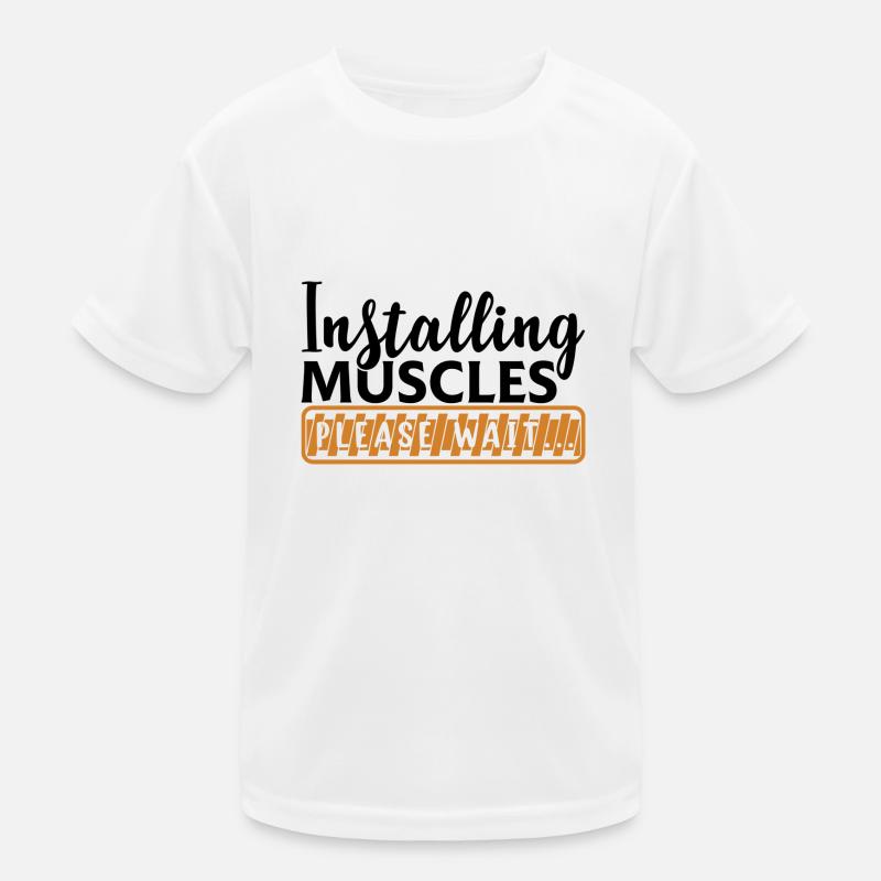 Installing muscle Kids Functional T-Shirt