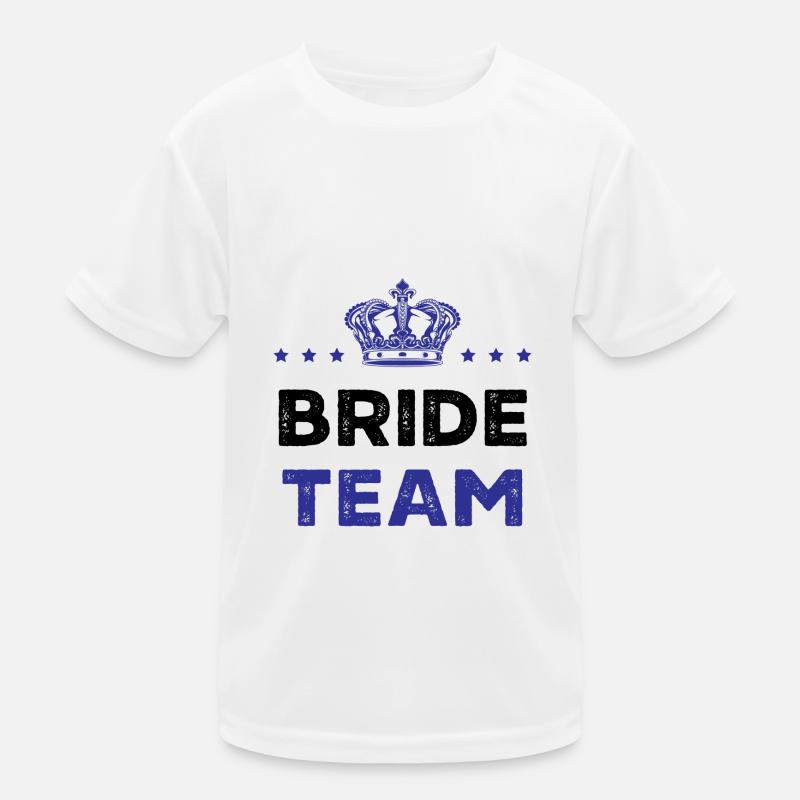 Bride Team Kinder Funktions-T-Shirt