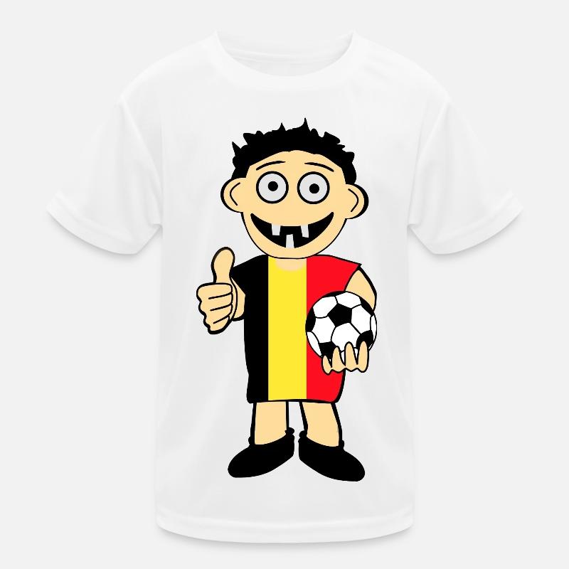 Belgischer Junge Kinder Funktions-T-Shirt