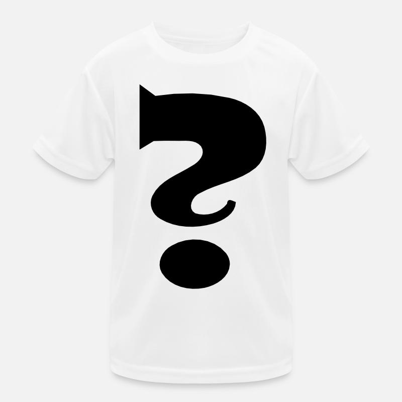 Fragezeichen Kinder Funktions-T-Shirt
