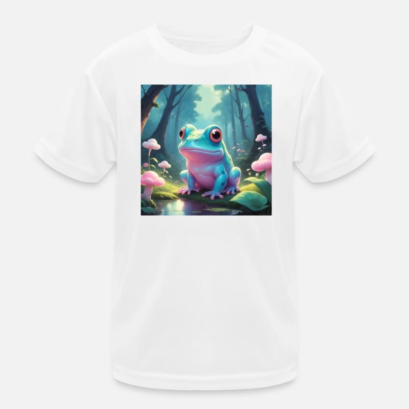 Grenouille dans la forêt de conte de fées T-shirt sport Enfant