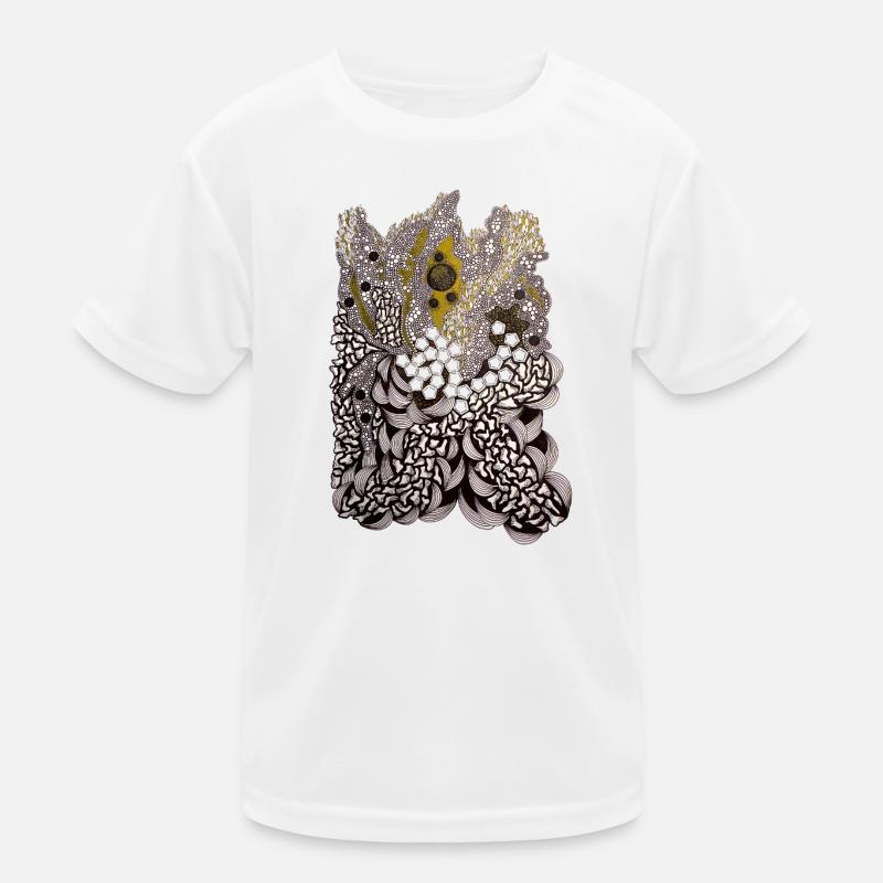 Ornement du labyrinthe de corail T-shirt sport Enfant