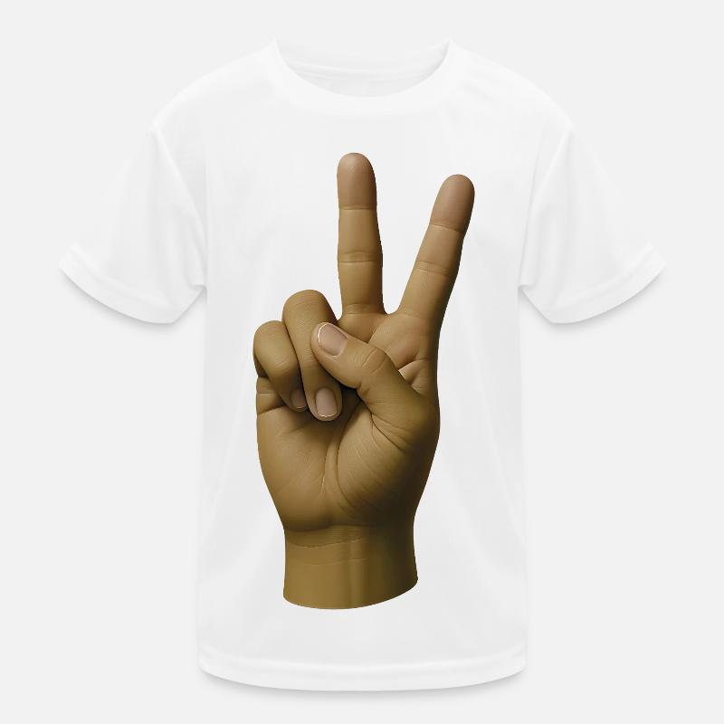 PEACE HAND #1 - peace & love T-shirt sport Enfant