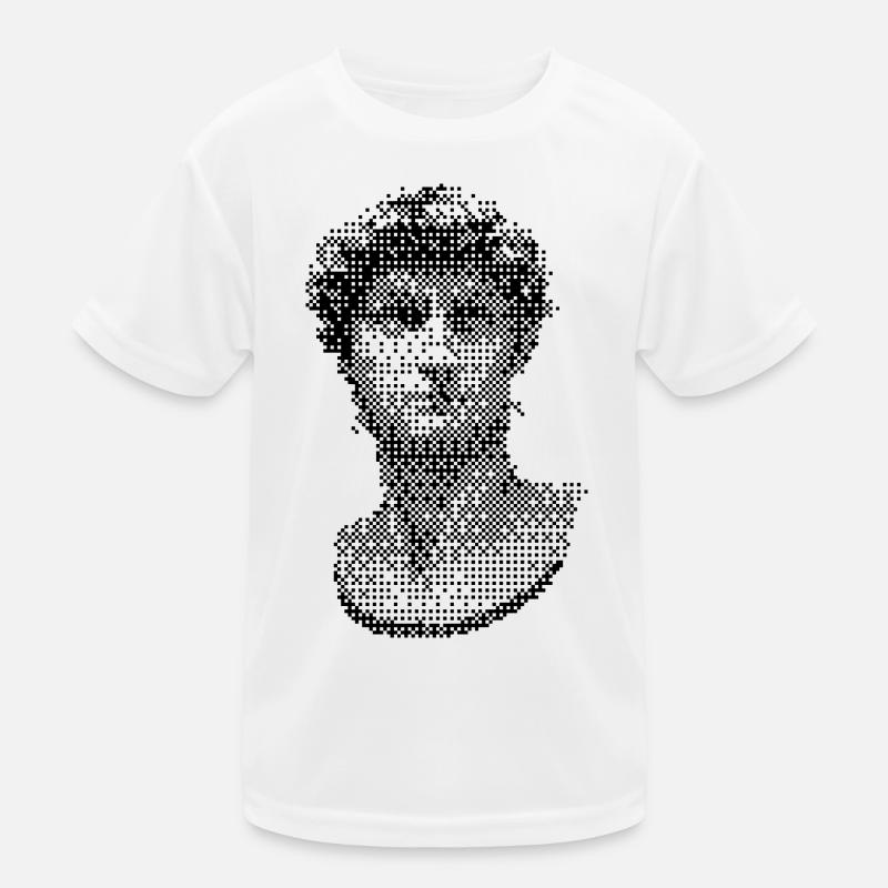Sculpture de Michelangelo David T-shirt sport Enfant