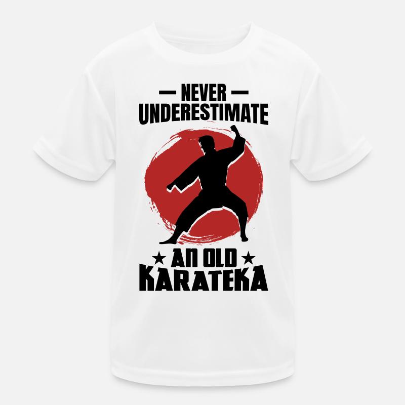 Karate Opa Kinder Funktions-T-Shirt