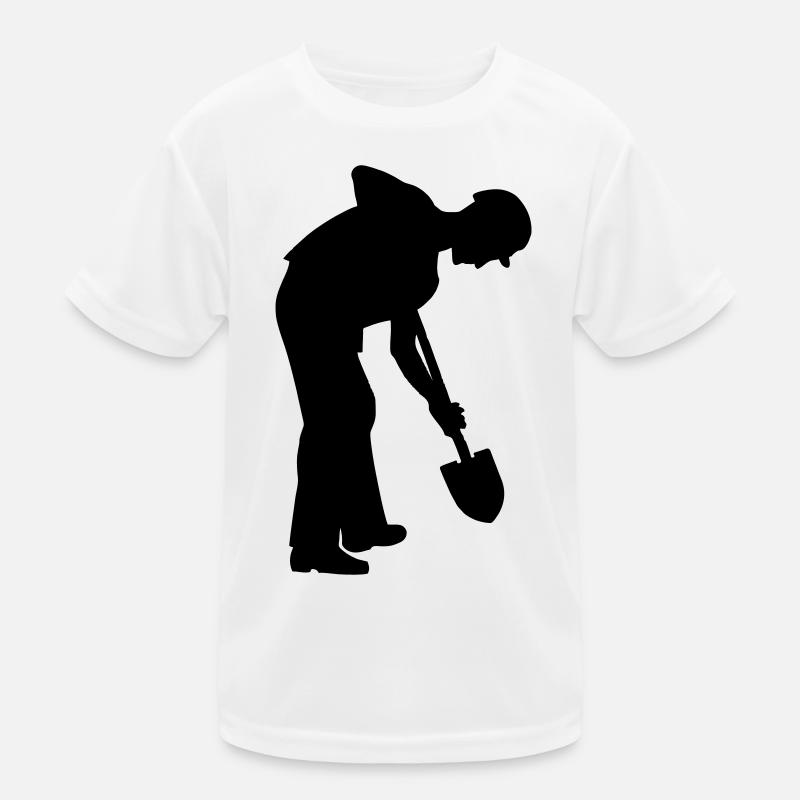 Hard Working Groundworker – Digging Crew Kids Functional T-Shirt