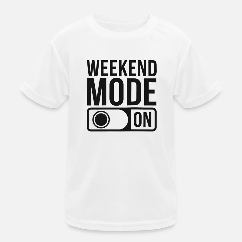 Weekend Mode On Kids Functional T-Shirt