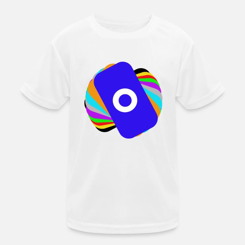 Farben-Kreisel Kinder Funktions-T-Shirt