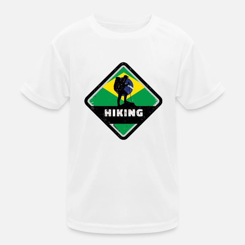 Drapeau du Brésil Drapeau de l’Amérique du Sud T-shirt sport Enfant