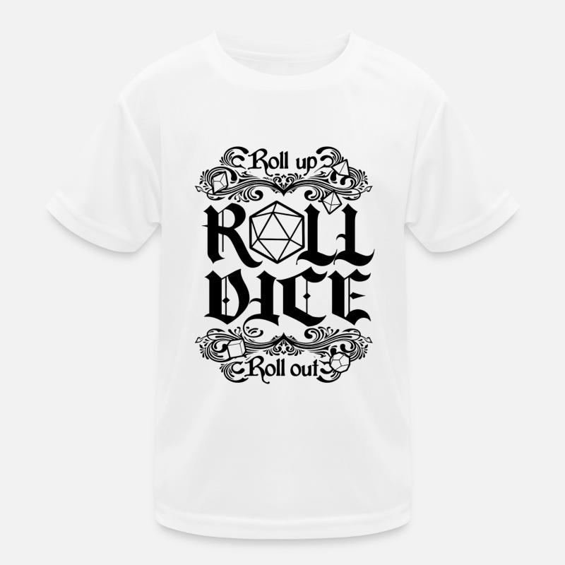 Roll Dice RPG GAME Kids Functional T-Shirt