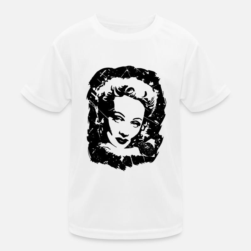 Marlene Dietrich Kinder Funktions-T-Shirt