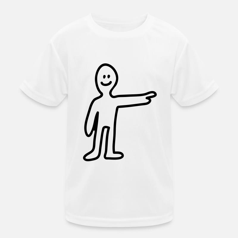 Zeigen - Line Kinder Funktions-T-Shirt