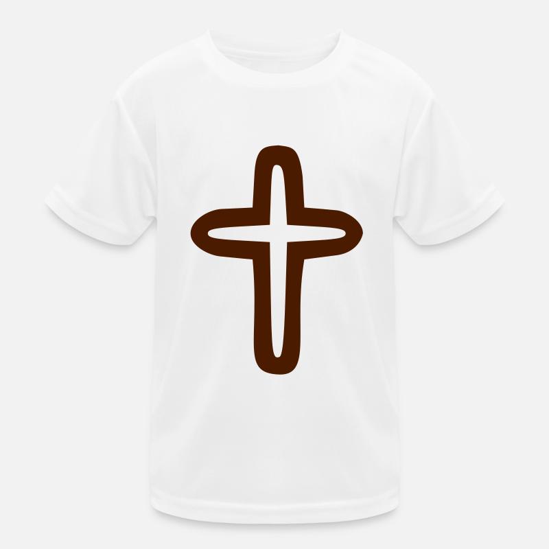 Cross round modern Kids Functional T-Shirt