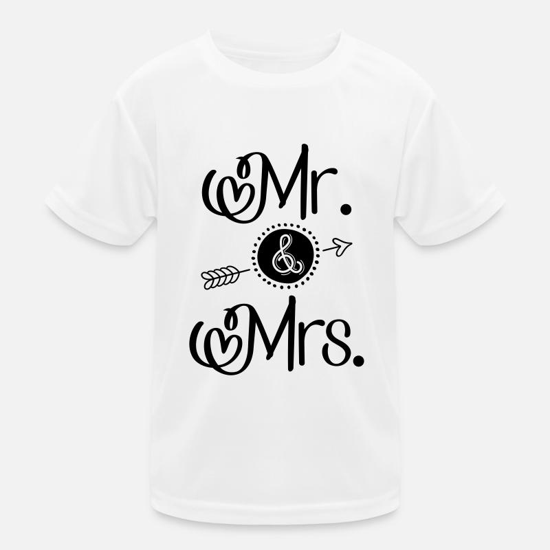 Mr. and Mrs. Kinder Funktions-T-Shirt