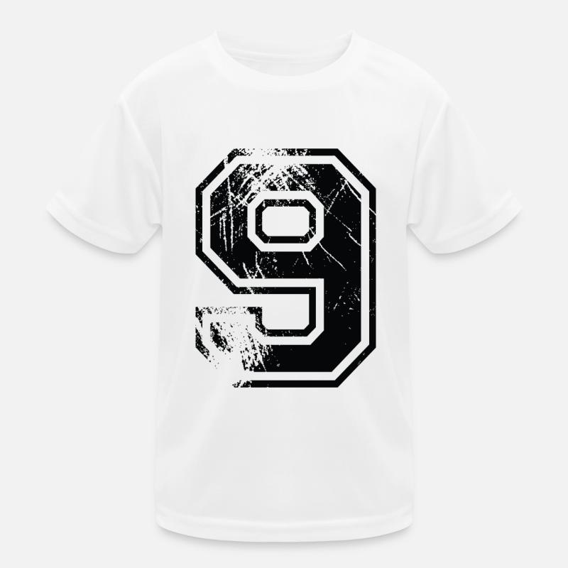 Numero 9 Équipe Foot baseball basket université T-shirt sport Enfant