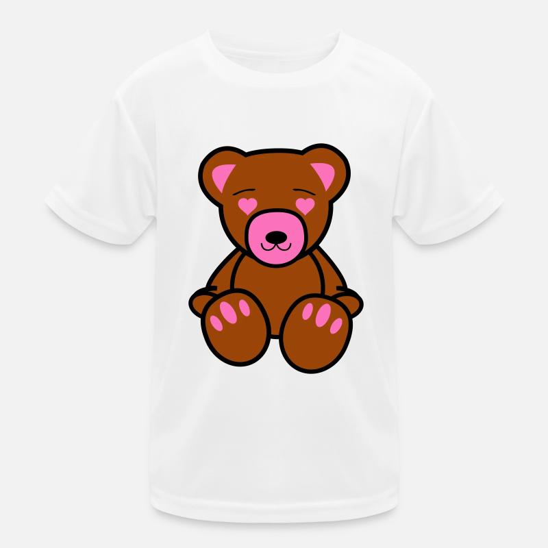Ours en peluche amour T-shirt sport Enfant