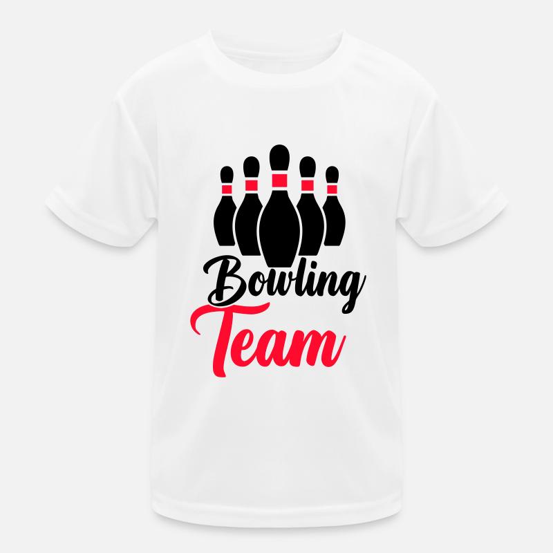 Bowling Team Kids Functional T-Shirt