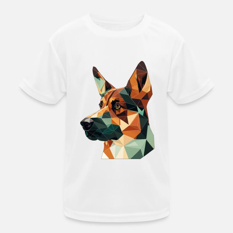 SCHÄFERHUND Kinder Funktions-T-Shirt