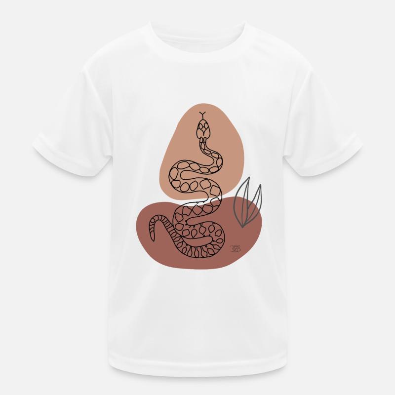 « Snake », design de ligne boho, série « Desert » T-shirt sport Enfant