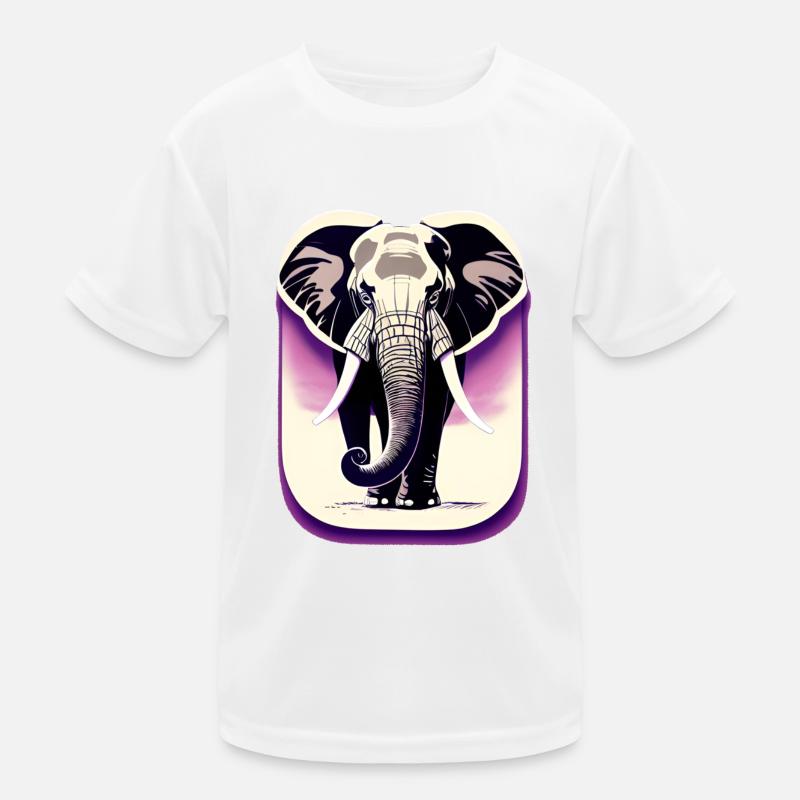 La sagesse éternelle de l’éléphant T-shirt sport Enfant