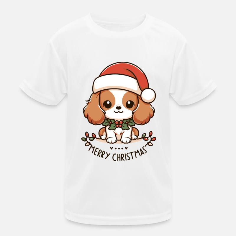 Charmanter Weihnachtspullover Kinder Funktions-T-Shirt