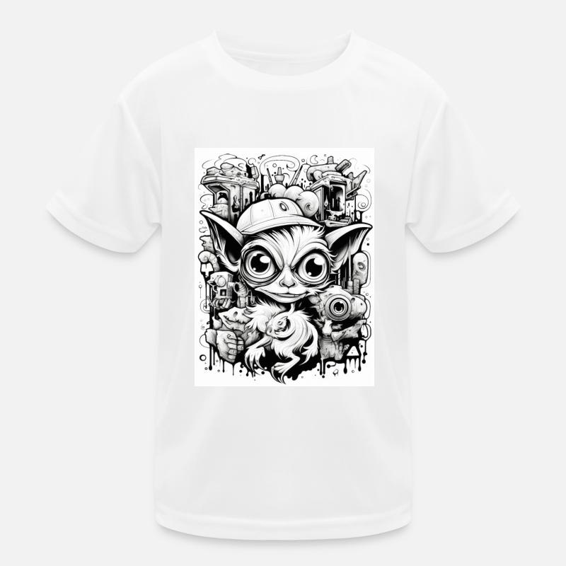 Little goblin is angry Kids Functional T-Shirt