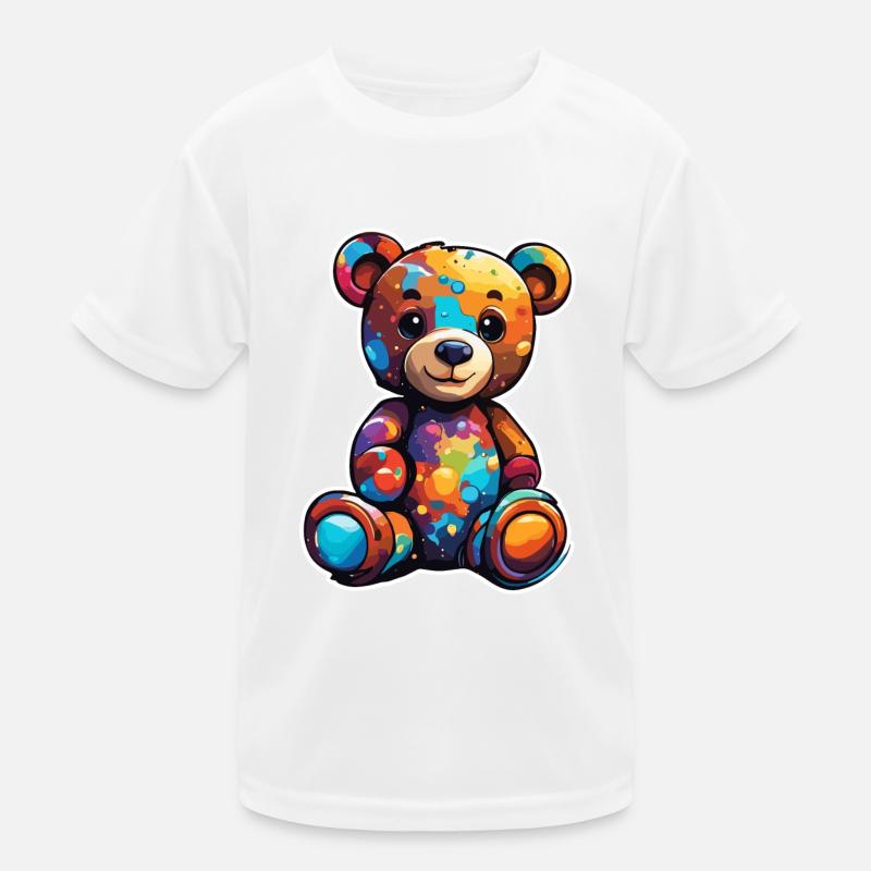 Teddybär / Kuscheltier / Stofftier / Geschenkidee Kinder Funktions-T-Shirt
