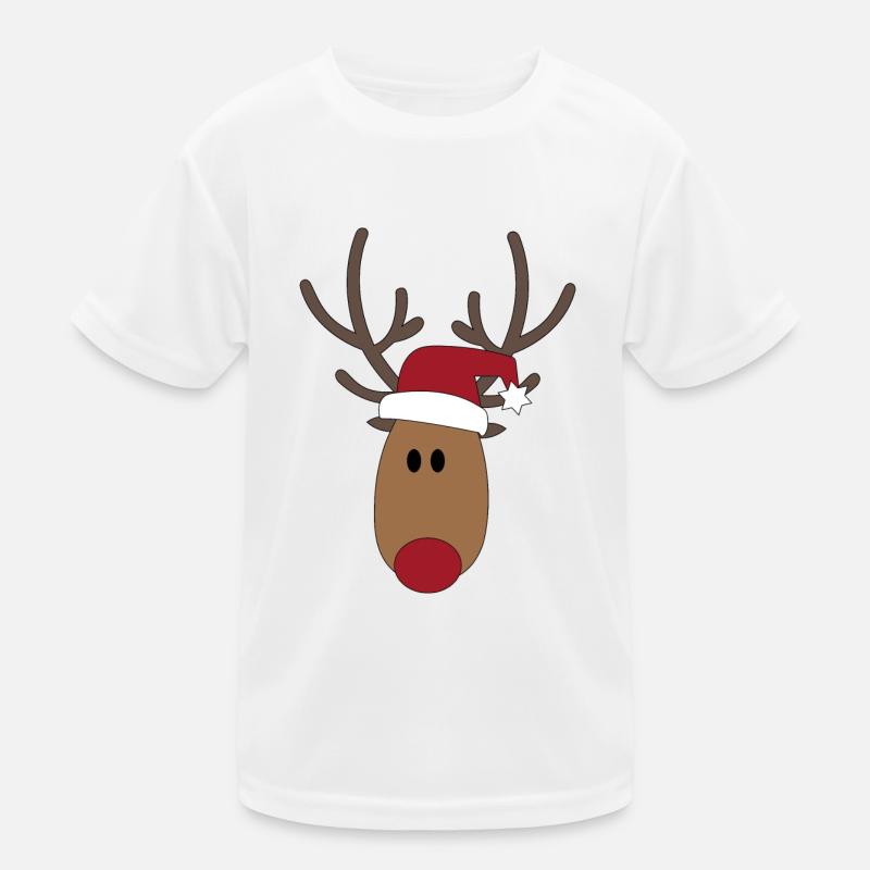 Design for Christmas with moose Kids Functional T-Shirt