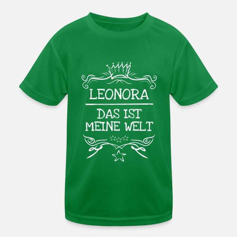 Mädchenname Leonora Kinder Funktions-T-Shirt