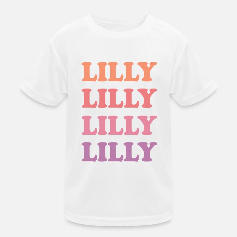 Name Lilly Kinder Funktions-T-Shirt