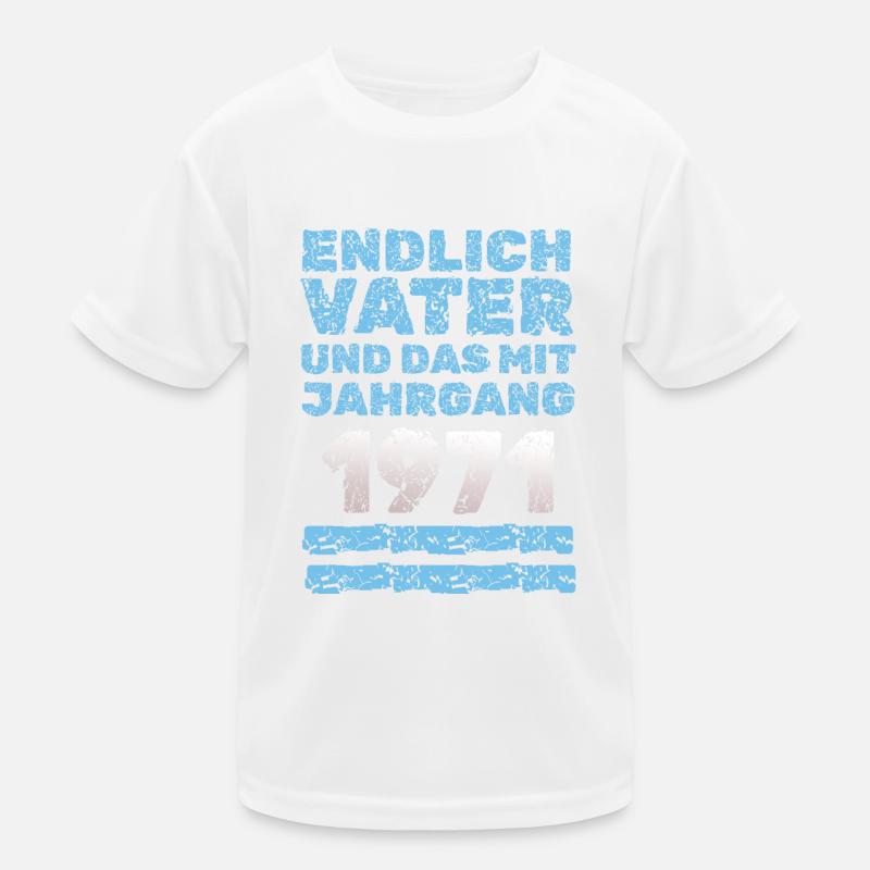 Father 1971 Kids Functional T-Shirt
