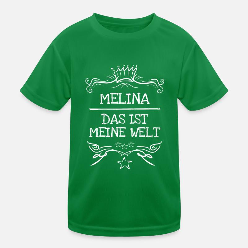 Mädchenname Melina Kinder Funktions-T-Shirt