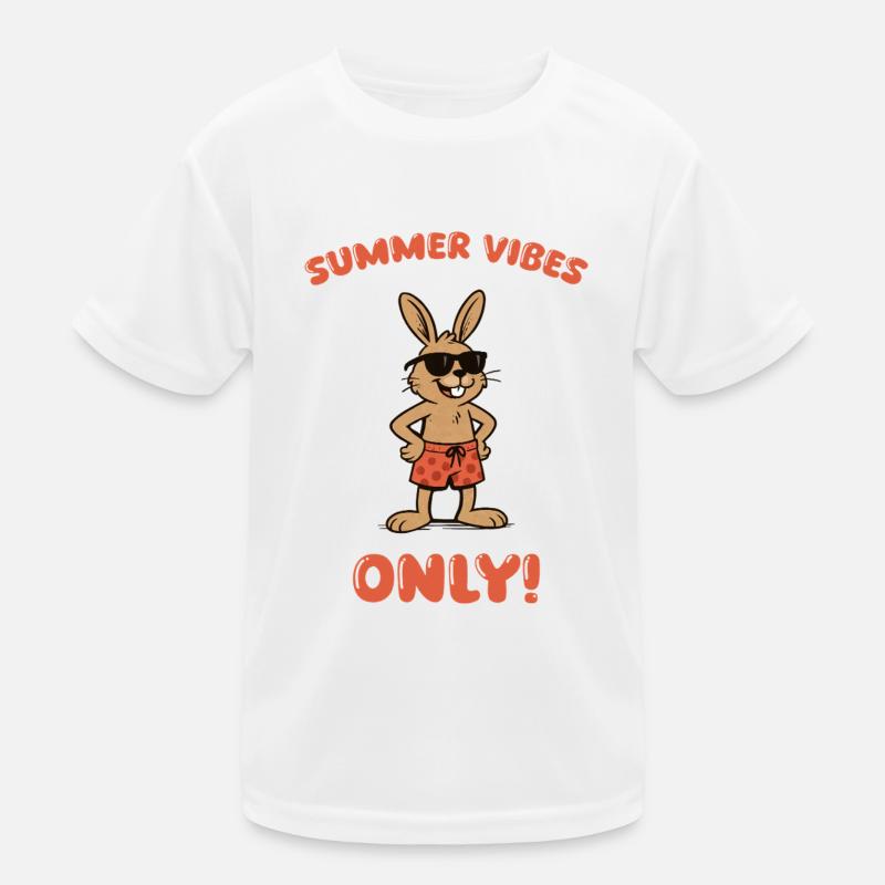 Bunny Summervibes Kids Functional T-Shirt