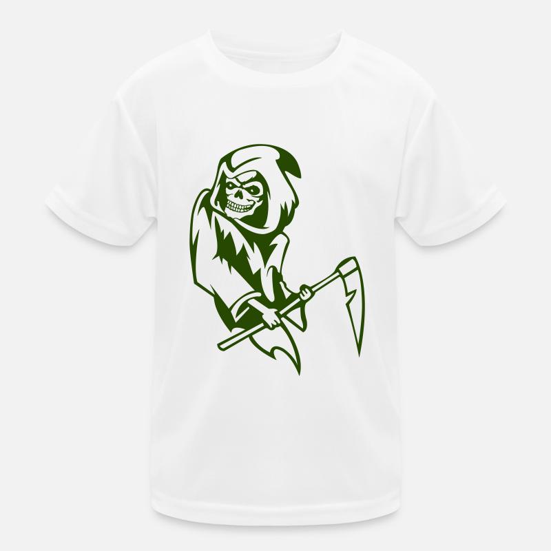 Sensenmann Kinder Funktions-T-Shirt