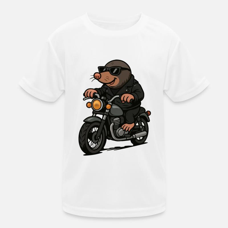 Mole Motorcycle Kids Functional T-Shirt